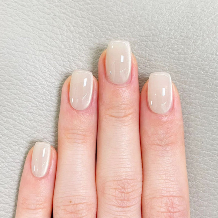Elegant French Tip Press-On Nail Set Kalsten