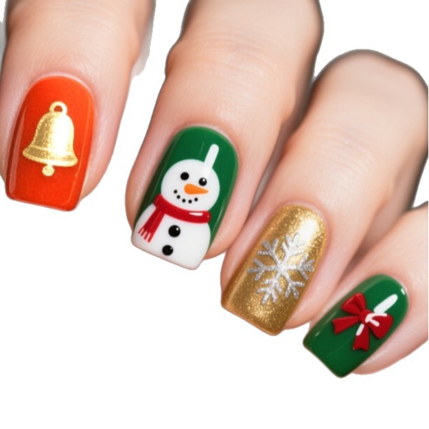 Creative Themed Press-On Nail Art Kalsten
