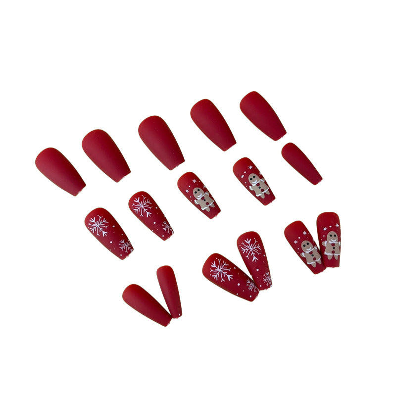 Festive Themed Acrylic Nail Art Extensions Kalsten