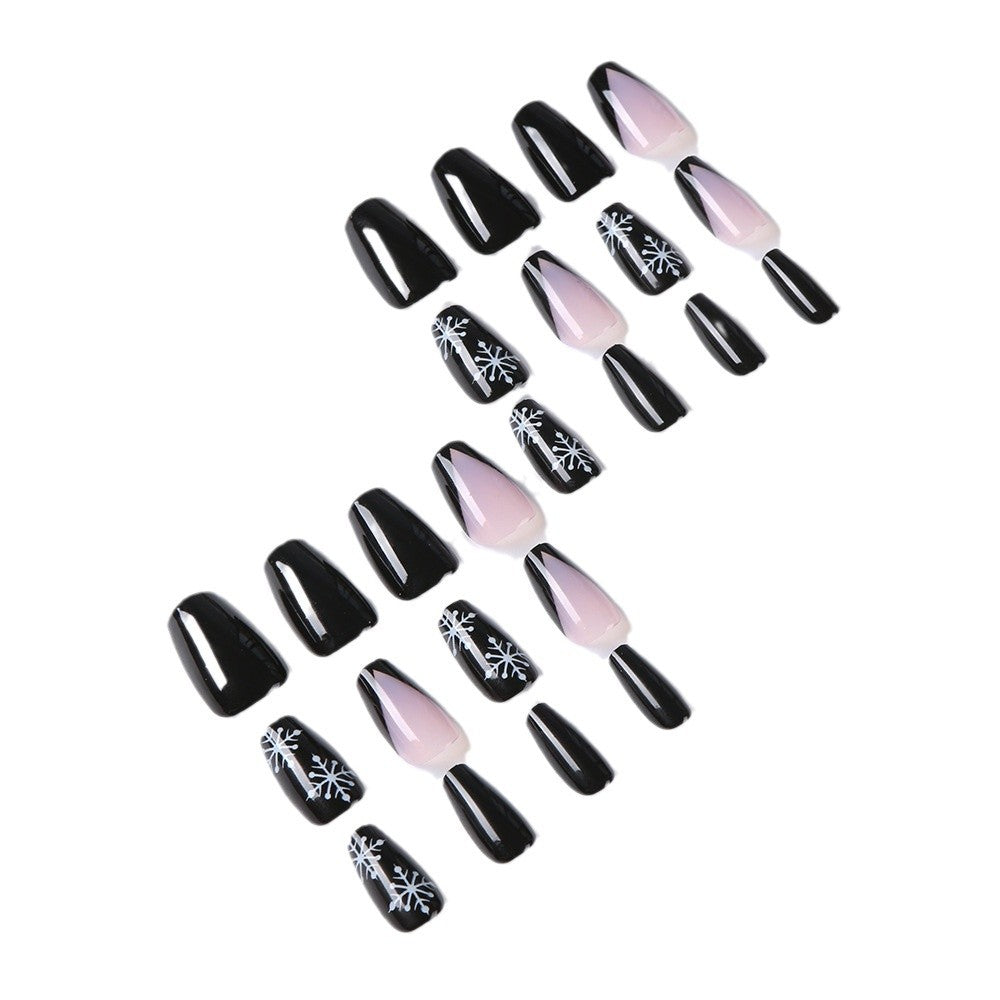 Festive Candy Cane Themed Press-On Nail Set Kalsten