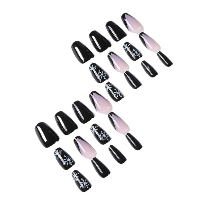 Festive Candy Cane Themed Press-On Nail Set Kalsten