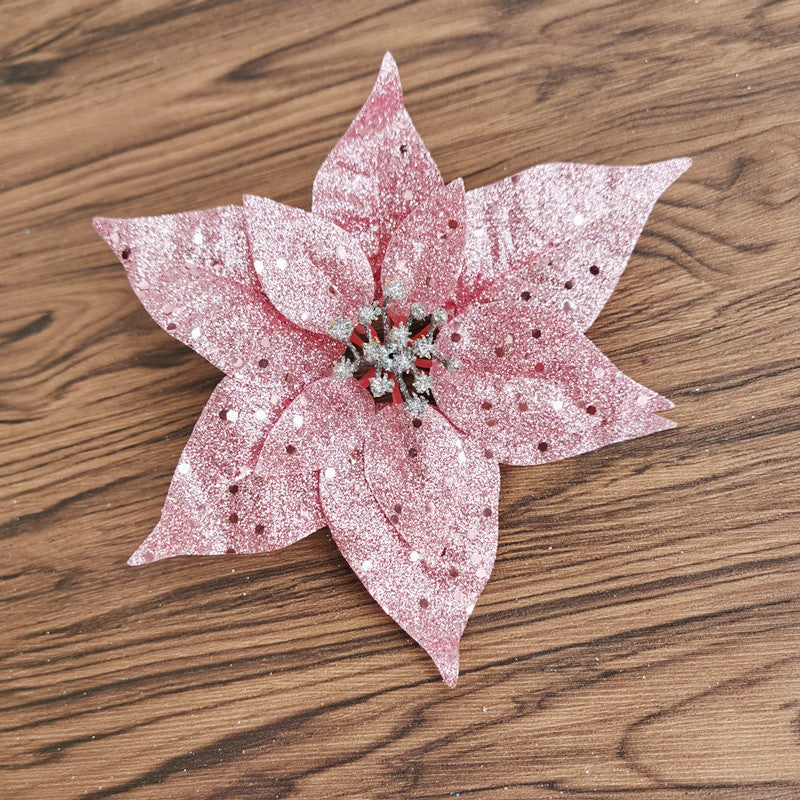 Glittering Decorative Flower Ornament Kalsten