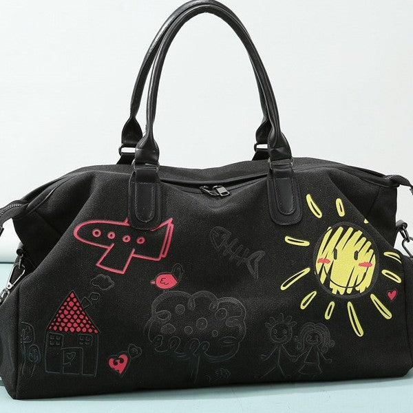 Artistic Print Travel Duffle Bag Kalsten