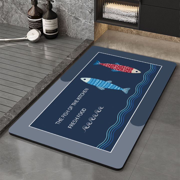 Decorative Bath Mat Kalsten