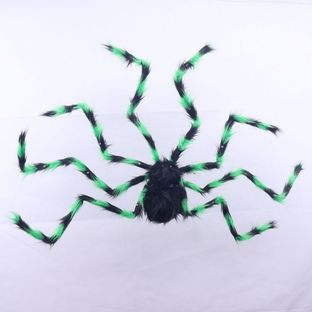 Creepy Halloween Spider Decoration with LED Lighting