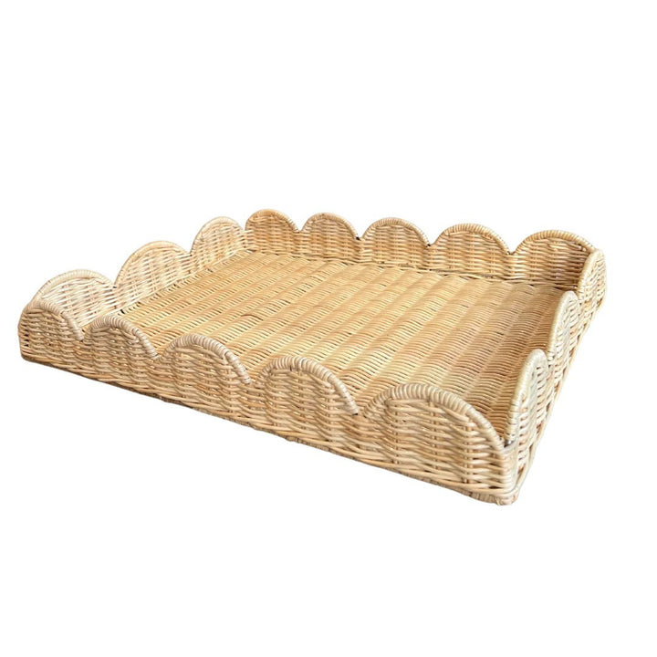 Decorative Woven Serving Tray Kalsten