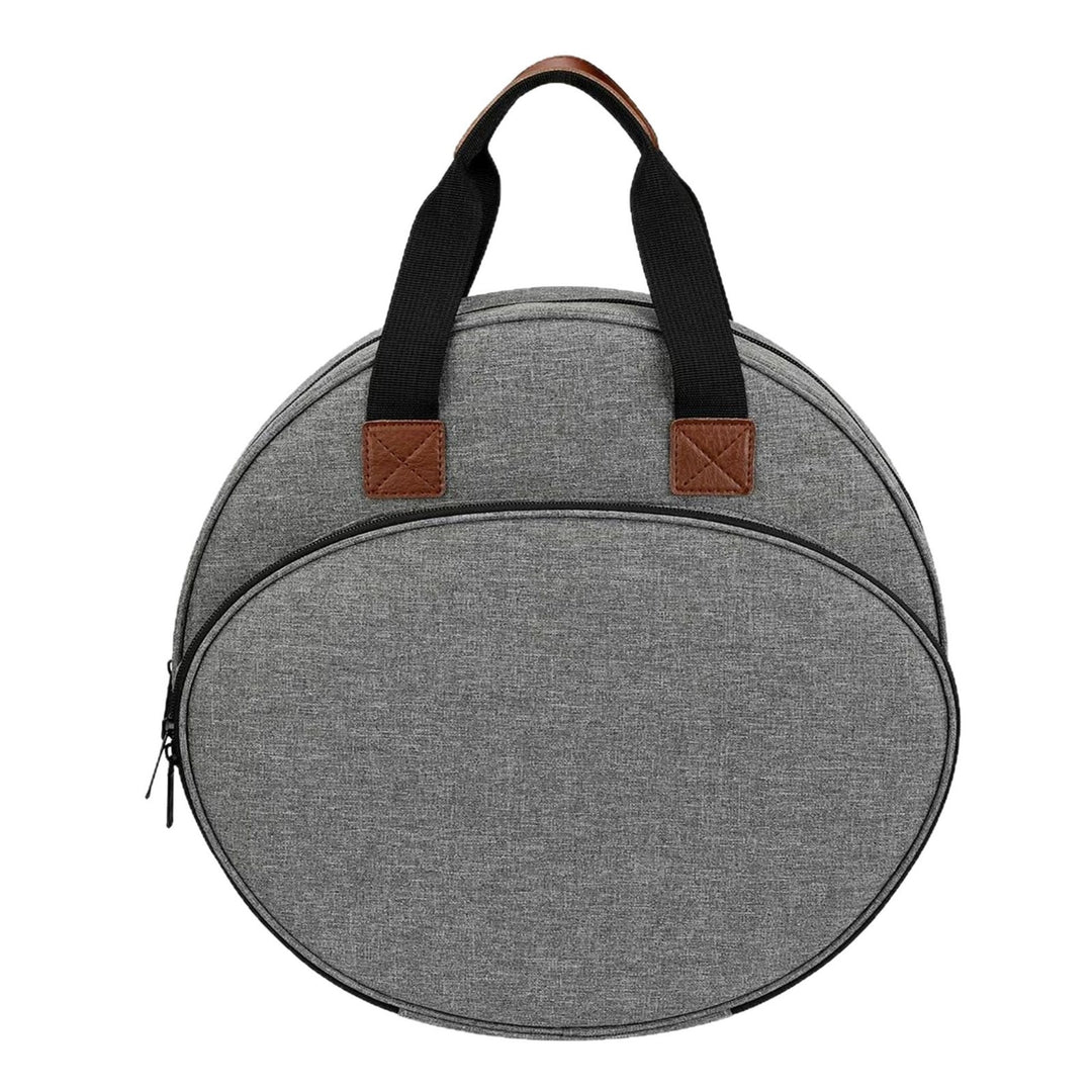 Round Tote Bag with Practical Two-Way Zipper Kalsten