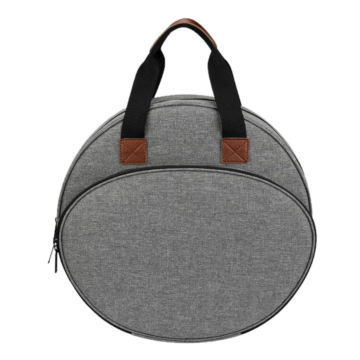 Round Tote Bag with Practical Two-Way Zipper Kalsten