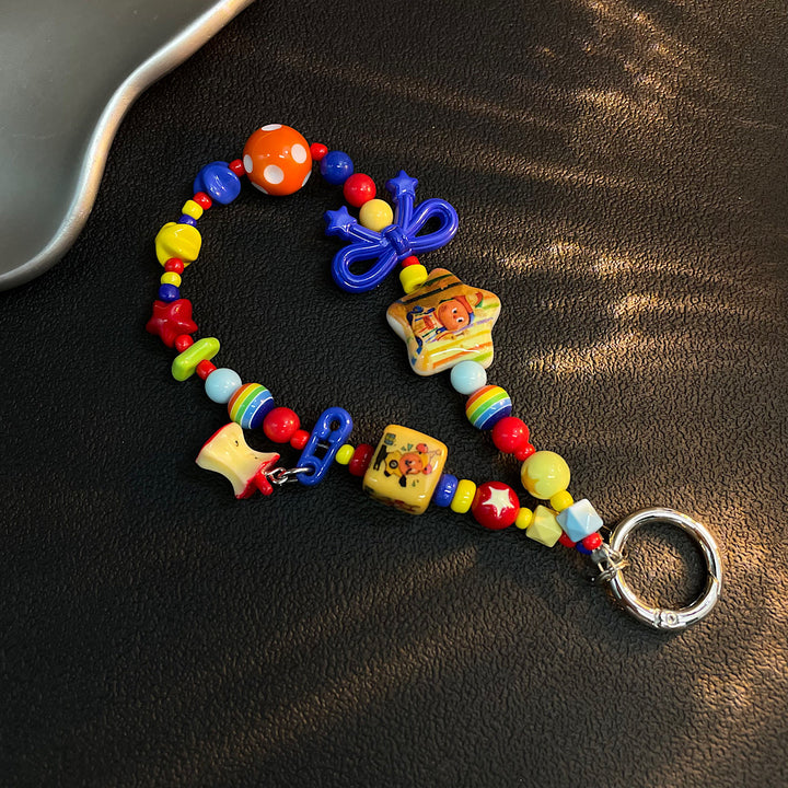 Playful Beaded Keychain Kalsten
