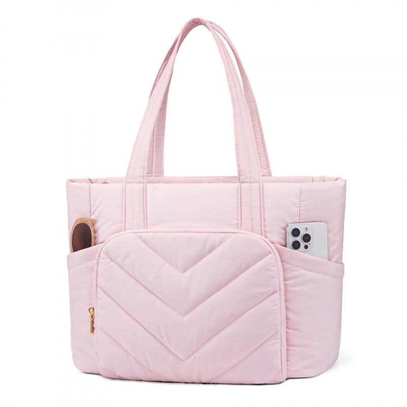 Multifunctional tote bag with padded interior and many compartments Kalsten
