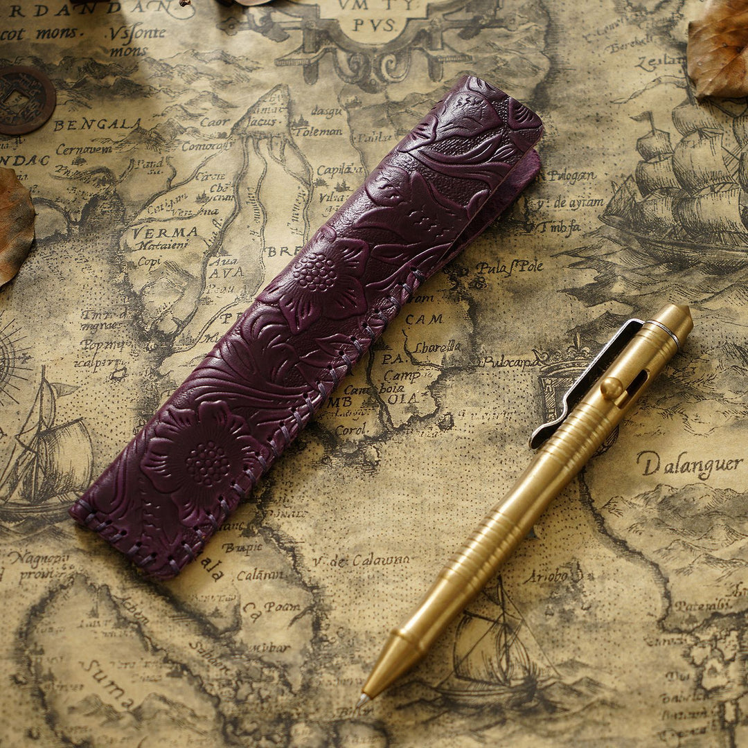 Handmade Leather Pen Case
