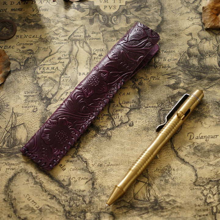 Handmade Leather Pen Case