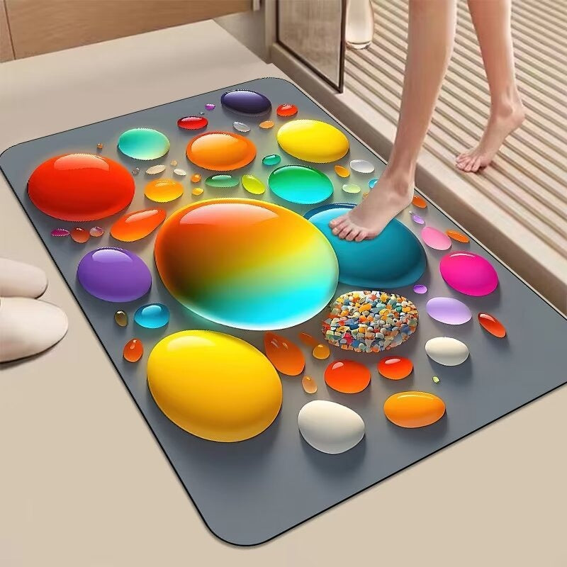 Gel-Effect Bath Mat