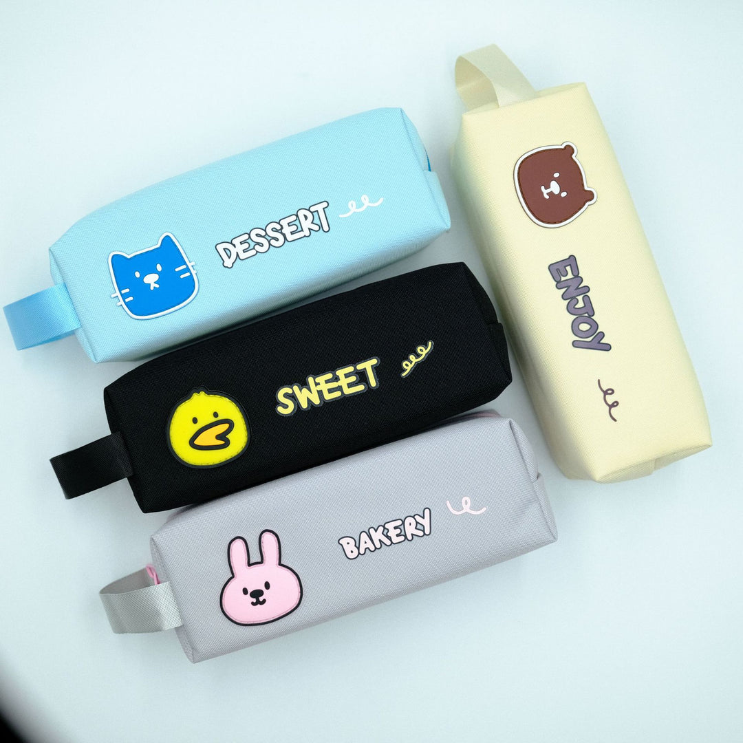 Fun Character Zip-Up Pencil Case