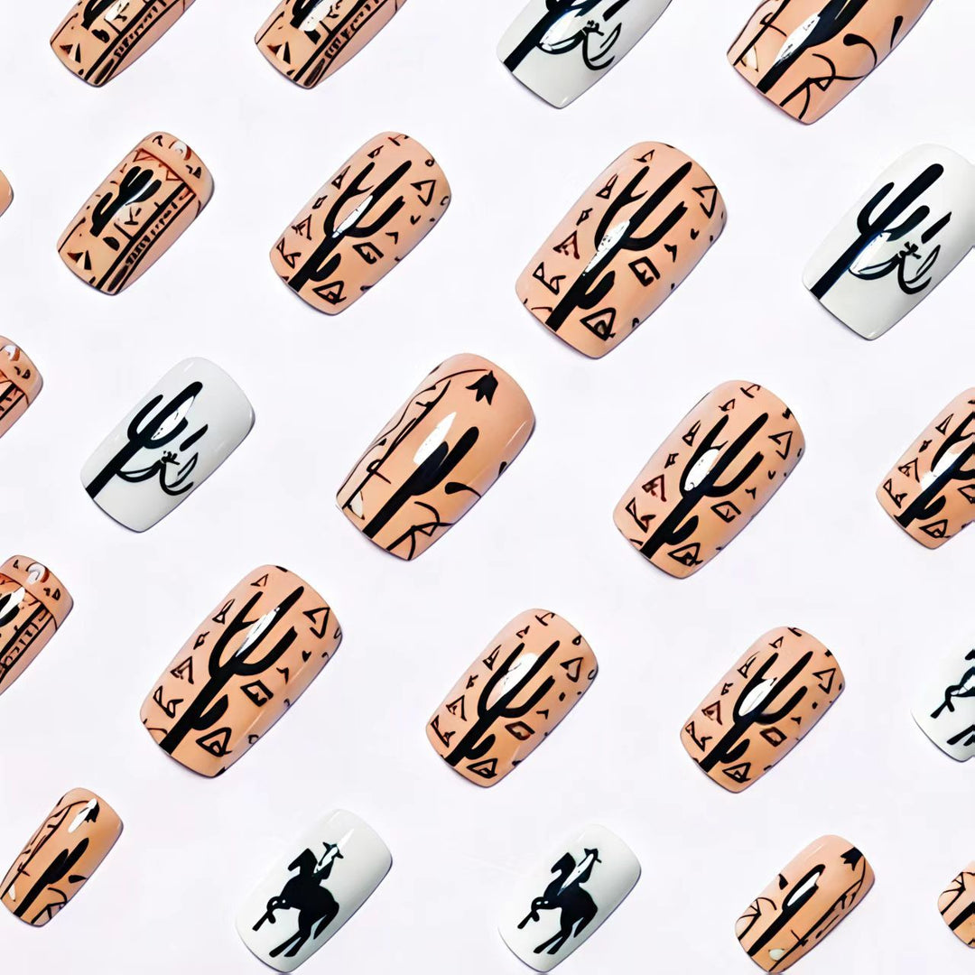 Western-Themed Nail Art Kalsten