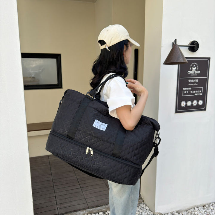 Stylish Quilted Travel Duffel Kalsten