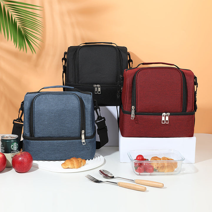Insulated Lunch Cooler Bag with Adjustable Strap