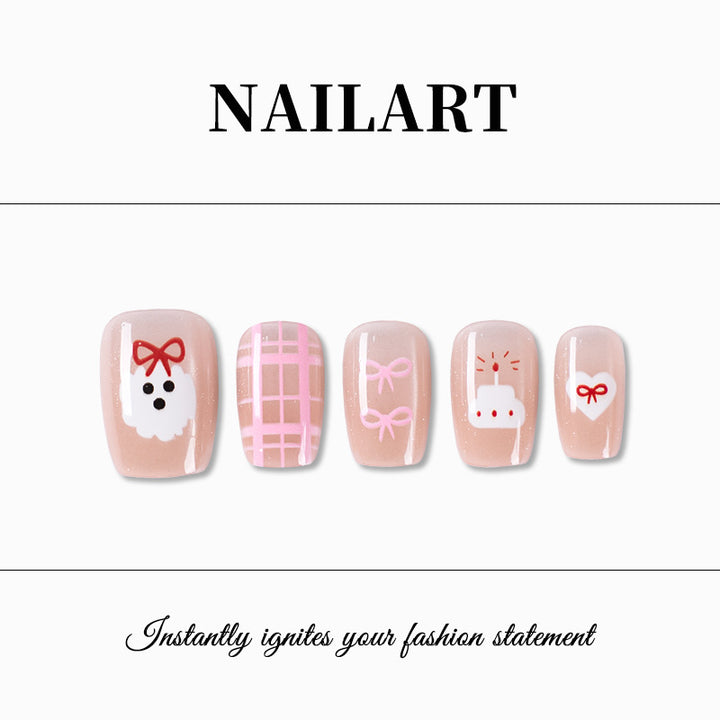 Playful Character-Themed Press-On Nail Set Kalsten 1787395325
