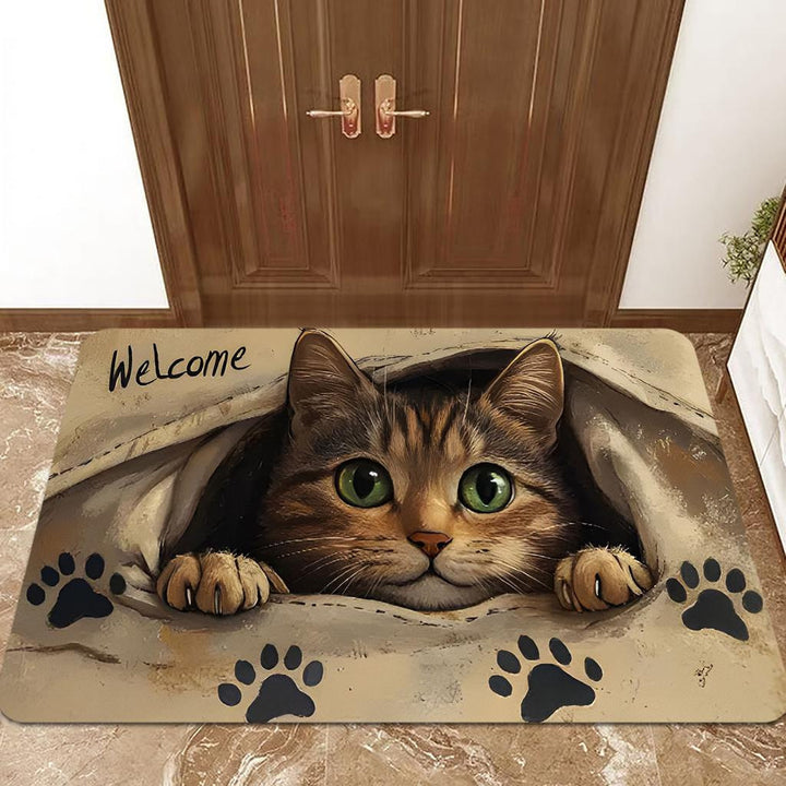 Artistic Cat Decorative Mat