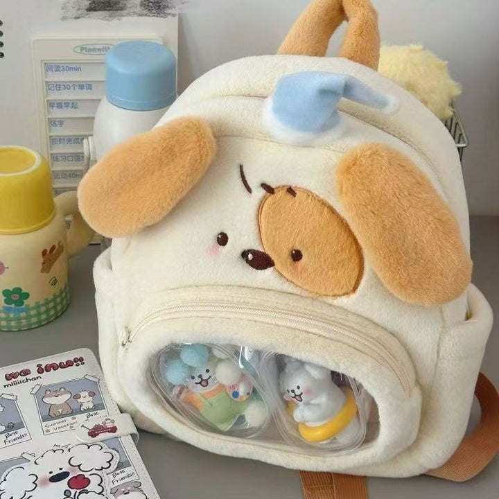 Backpack with Clear Viewing Window and Animal Design Kalsten