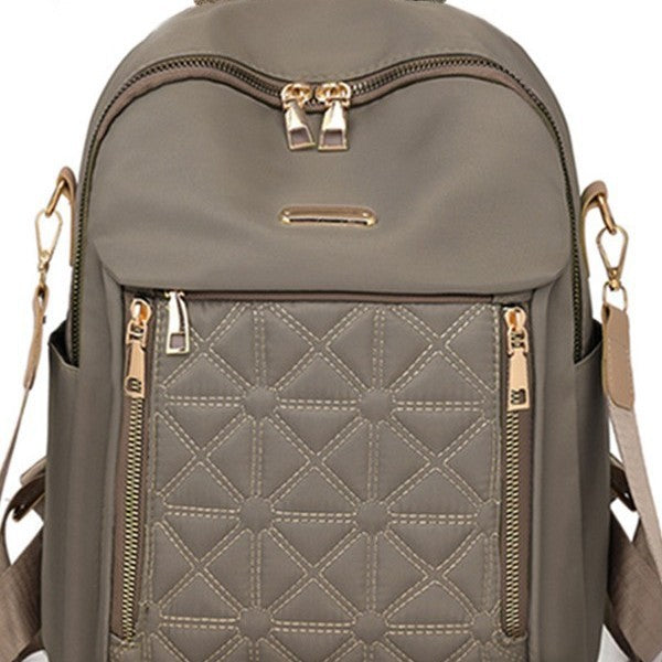 Women's Quilted Multi-Pocket Backpack Kalsten