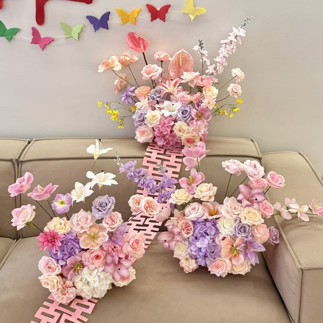 Vibrant Artificial Floral Centerpiece Arrangement