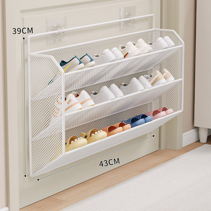 Over-Door Mesh Shoe Storage Rack Kalsten