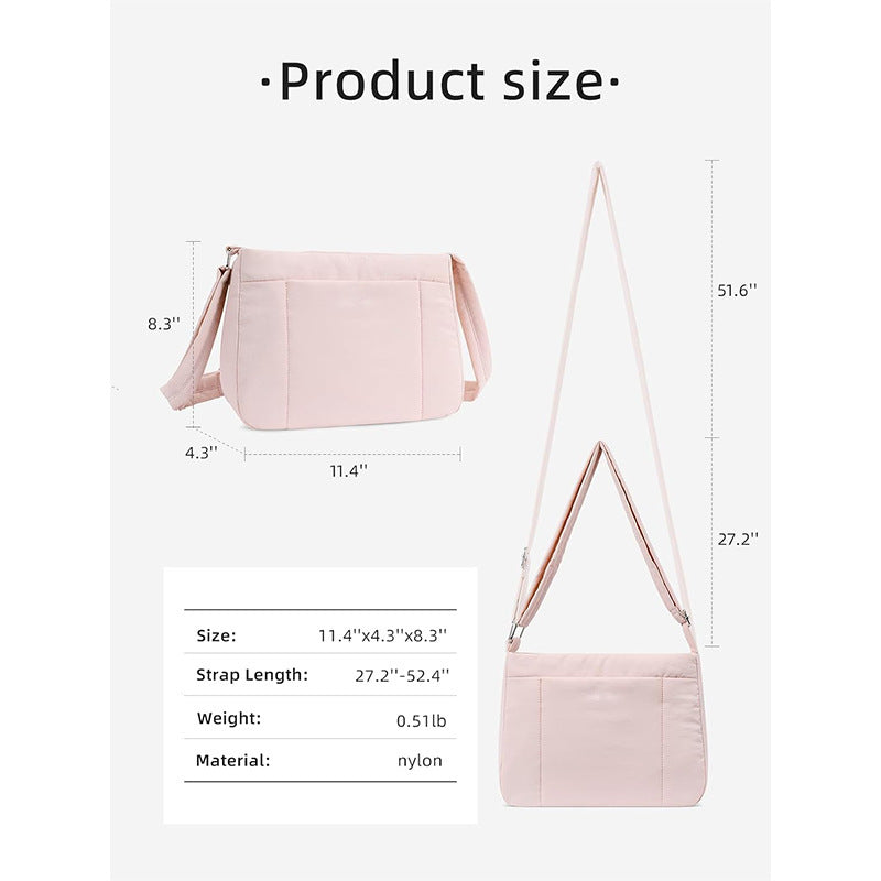 Multifunctional and Padded Shoulder Bag Kalsten