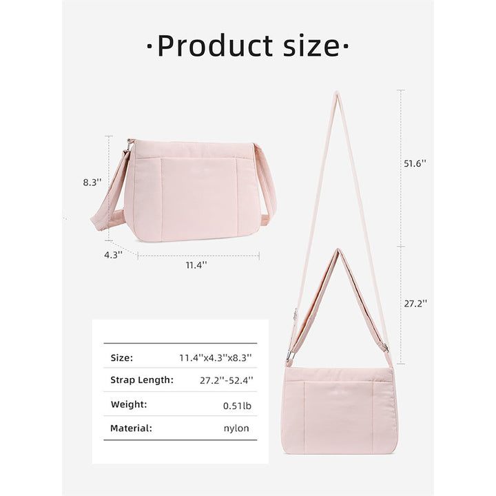 Multifunctional and Padded Shoulder Bag Kalsten
