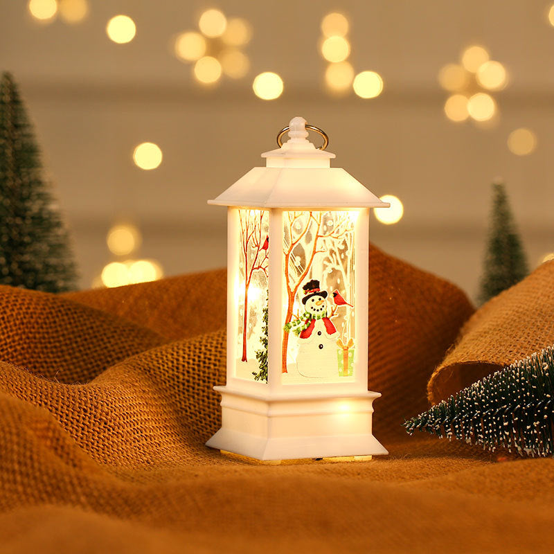 Decorative Lantern with Santa Theme Kalsten