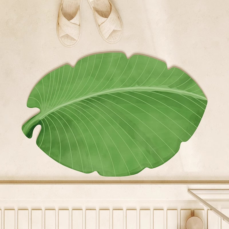 Leaf-Shaped Bath Mat Kalsten