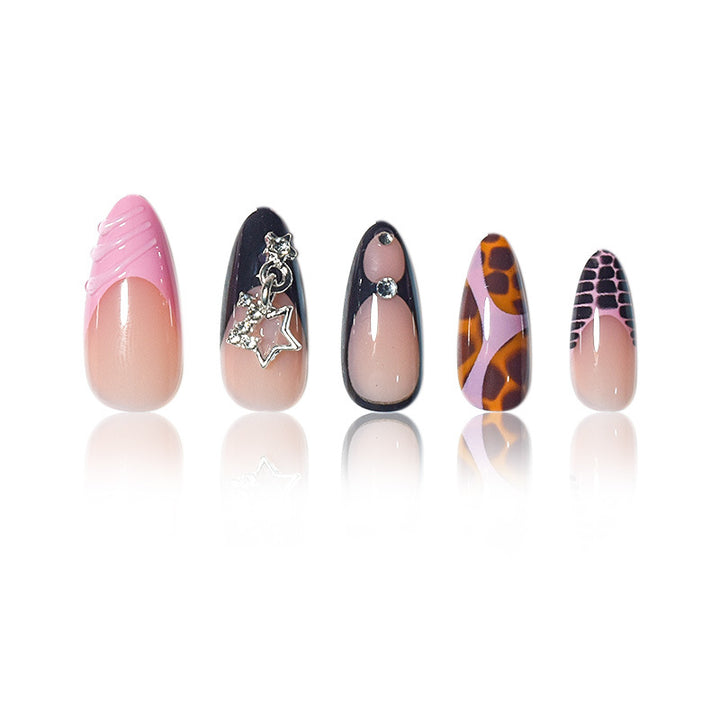 Stylish Stiletto Press-On Nail Art Set Kalsten