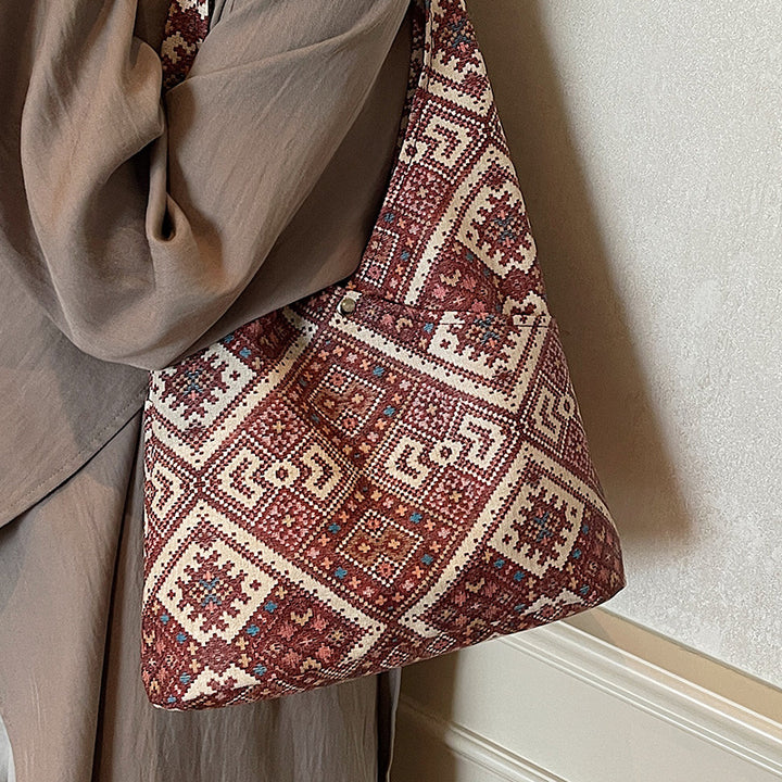 Ethnic Patterned Shoulder Bag
