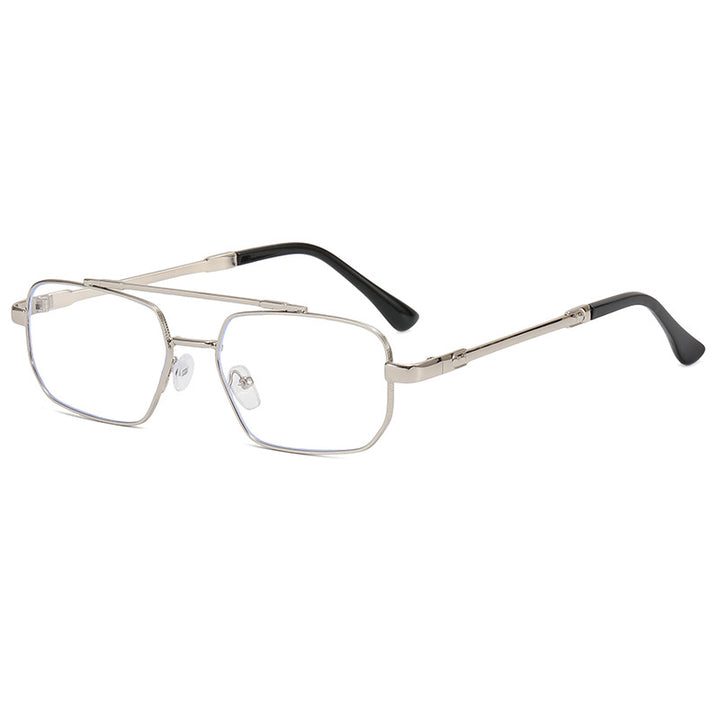 Women's fashionable geometric glasses with lightweight metal frame Kalsten