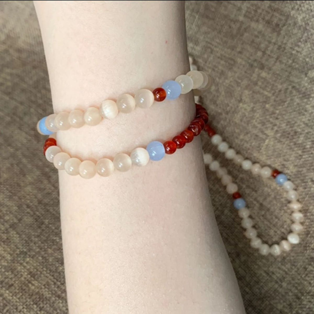 Handmade Gemstone Stretch Bracelet Kalsten