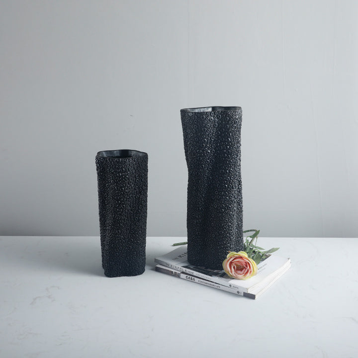 Decorative Textured Flower Vase