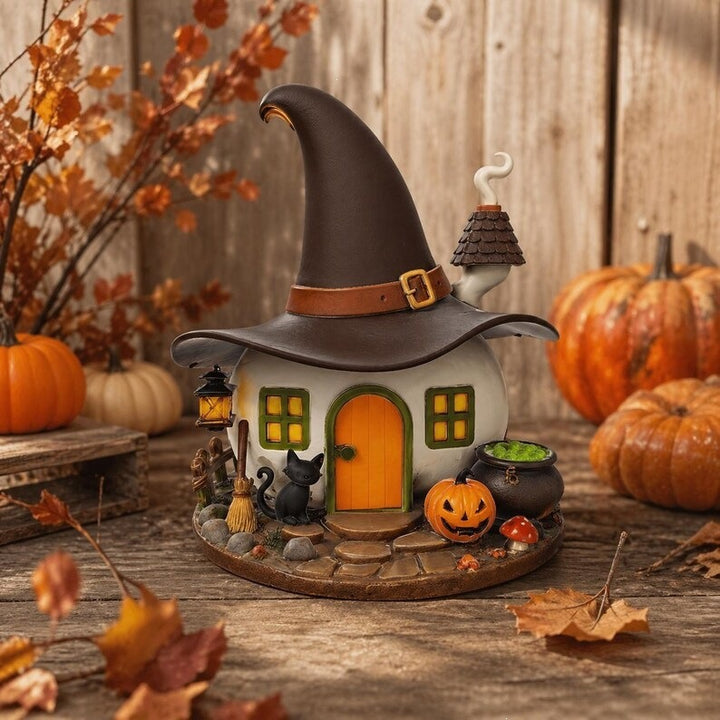Whimsical Witch Hat House Decoration Kalsten
