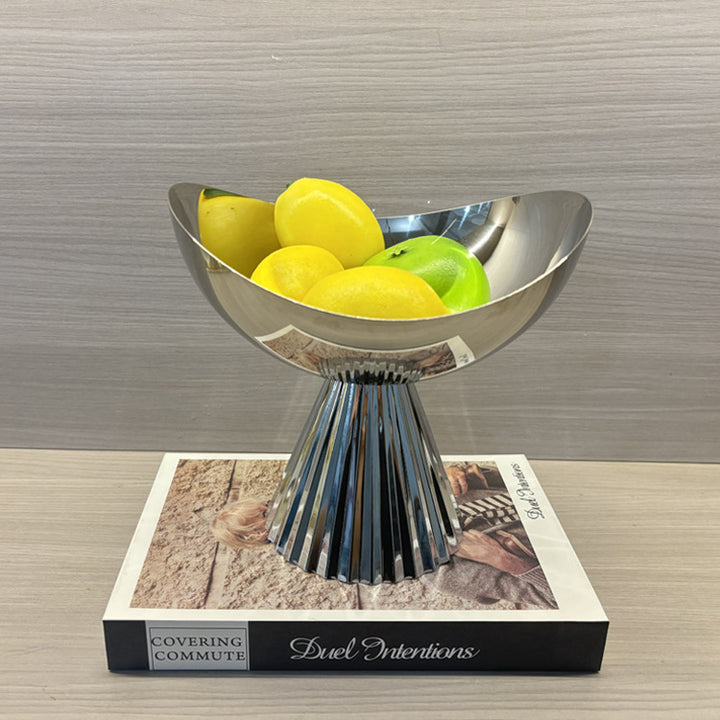 Elegant Sculptural Metallic Centerpiece