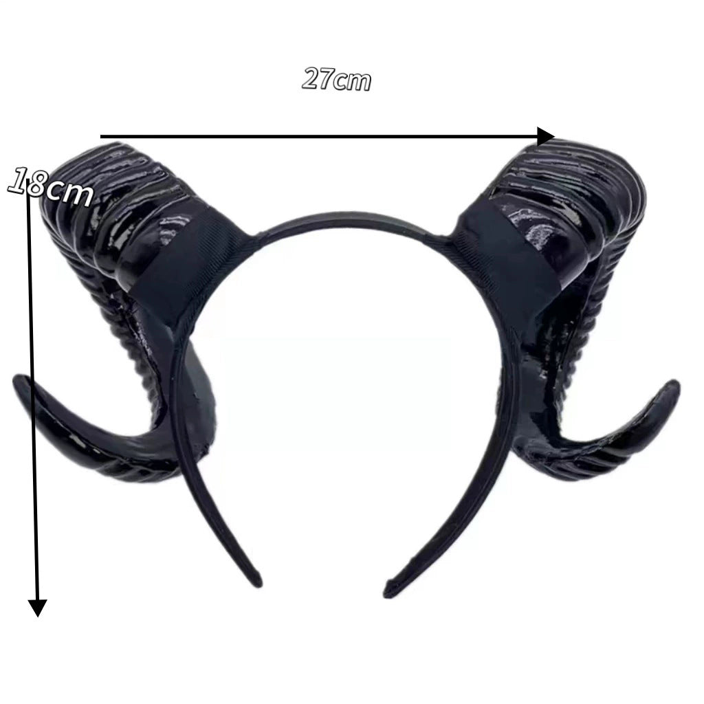Elegant headband with antler design