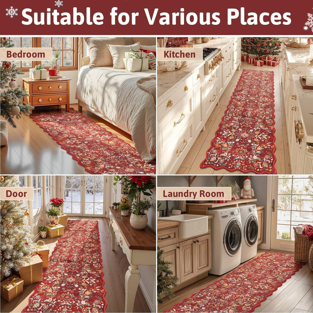 Elegant Textured Runner Mat