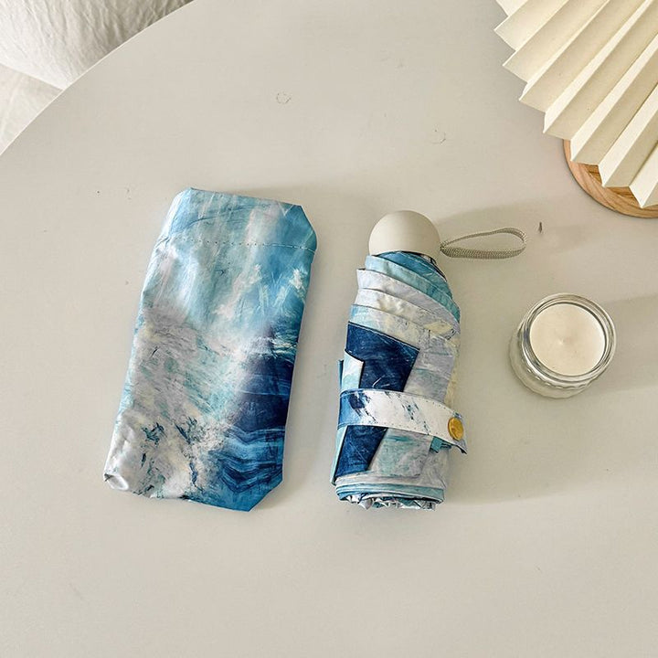Women Foldable Umbrella with Waterproof Kalsten Design