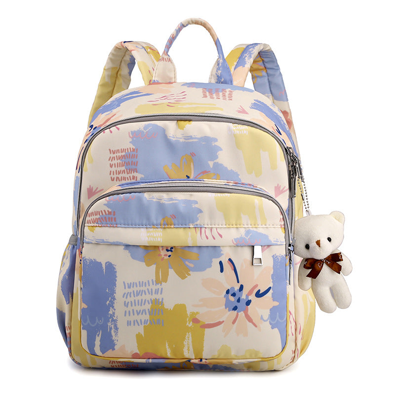 Floral Print Multi-Compartment Backpack Kalsten