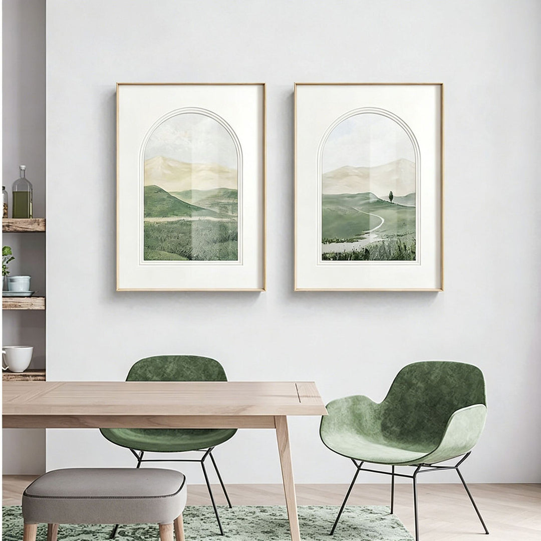 Vintage Landscape Framed Wall Art