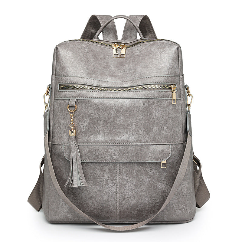 Multi-Purpose Stylish Leather Backpack Kalsten