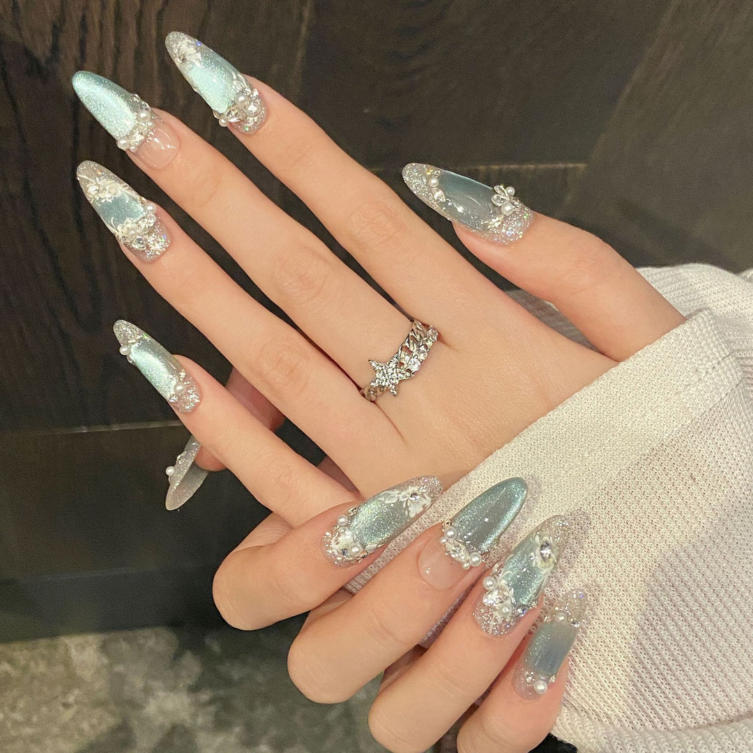 3D Decorative Press-On Nail Art Set