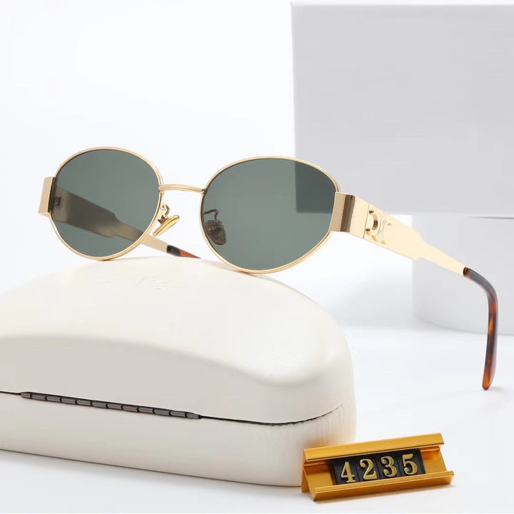Women's exclusive oval-shaped designer sunglasses Kalsten