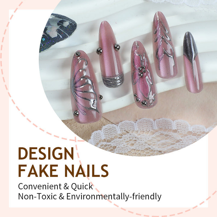 Artificial nails with filigree design Kalsten