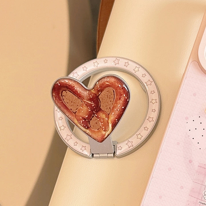 Heart-shaped smartphone holder with cookie design Kalsten