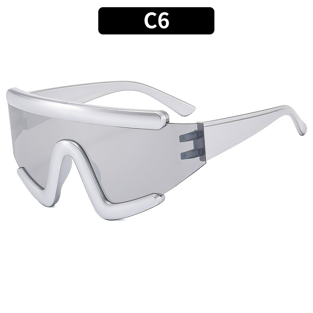 Futuristic Wraparound Sunglasses