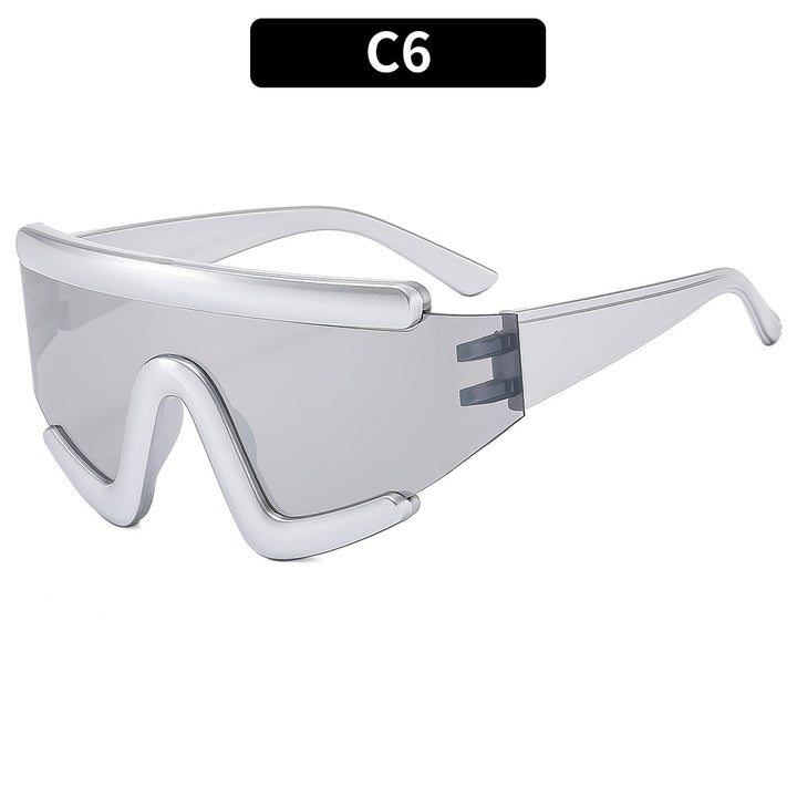 Futuristic Wraparound Sunglasses